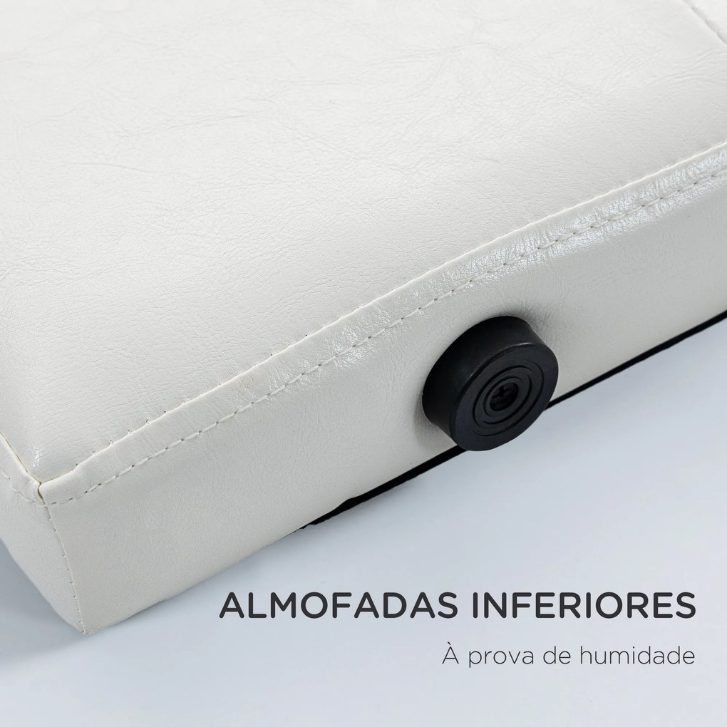 HOMCOM Cabeceira de Cama 160cm Cabeceira de Cama Estofada em Linho e A