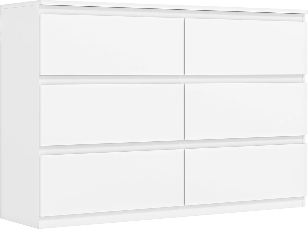 HOMCOM Cômoda com 3 Gavetas, Mobiliário de Armazenamento Moderno para o Quarto, Branco | Aosom Portugal