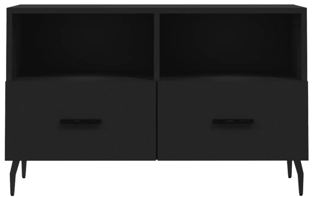 Móvel p/ TV 80x36x50 cm derivados de madeira preto