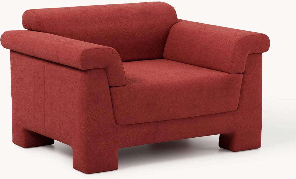 Poltrona em bouclé Atlas