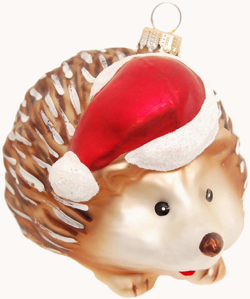 Ornamento de Natal pintado à mão Hedgehog