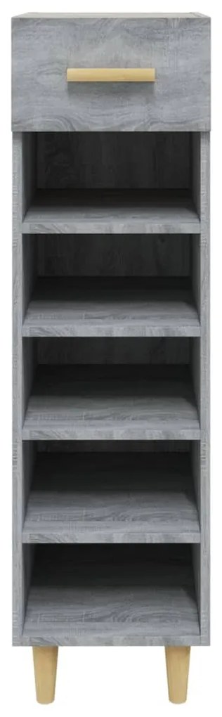 Sapateira 30x35x105 cm derivados de madeira cinzento sonoma
