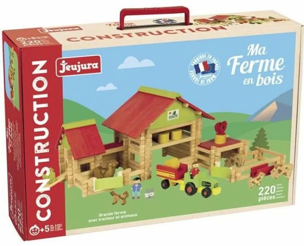 Playset Jeujura Large Farm (220 Peças)