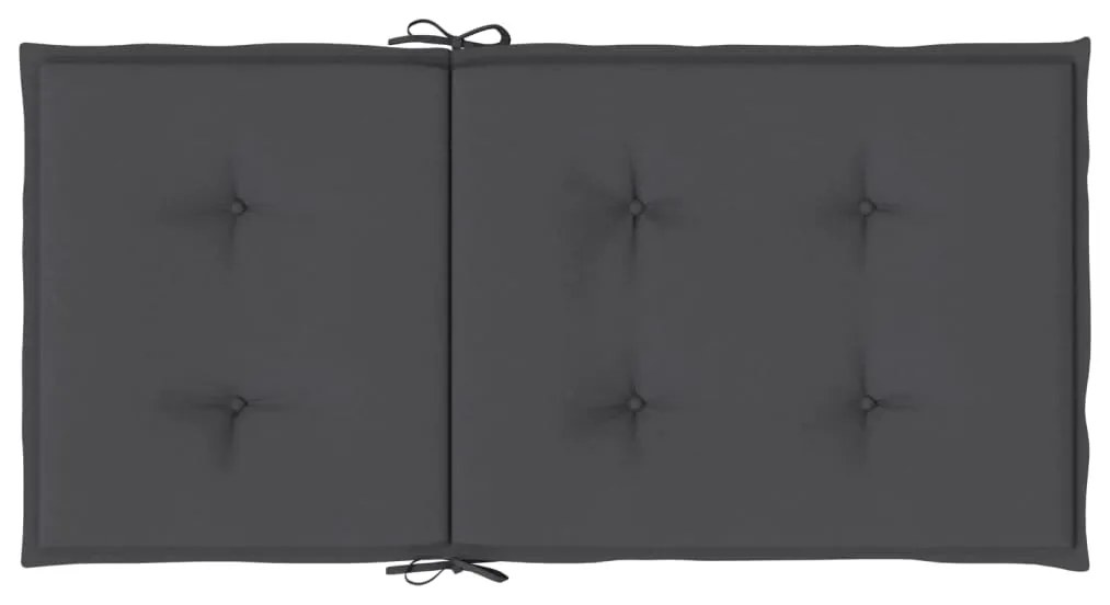 Almofadões lombares p/ cadeiras 2pcs 100x50x4cm mesclado tecido