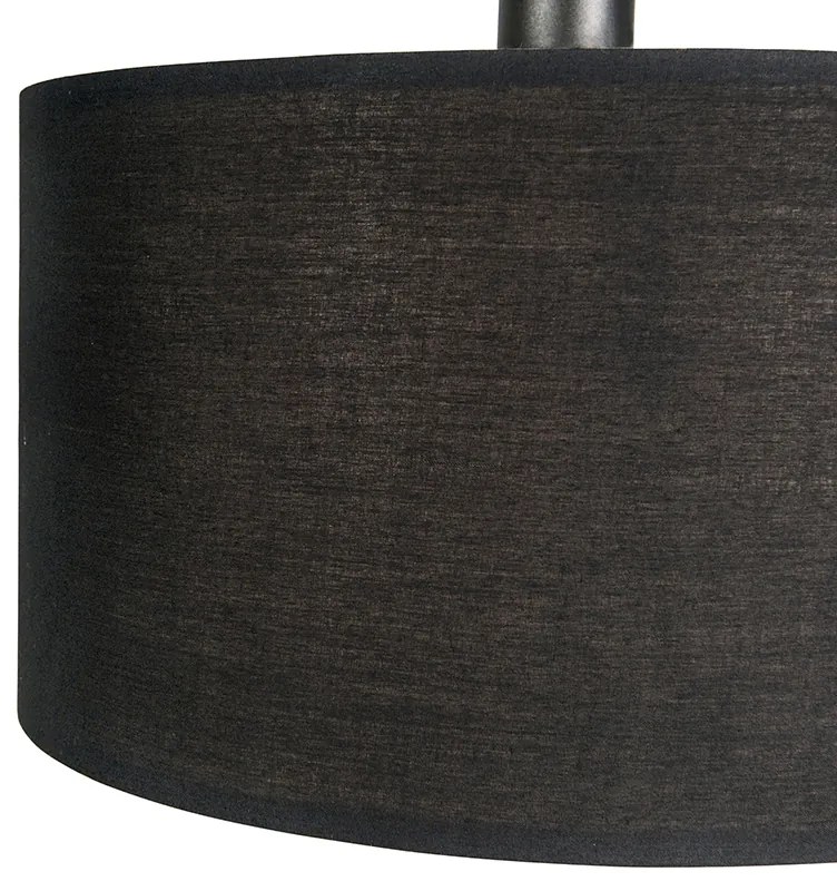 LED Candeeiro de pé moderno em arco preto com WiFi G95 - Vinossa Moderno