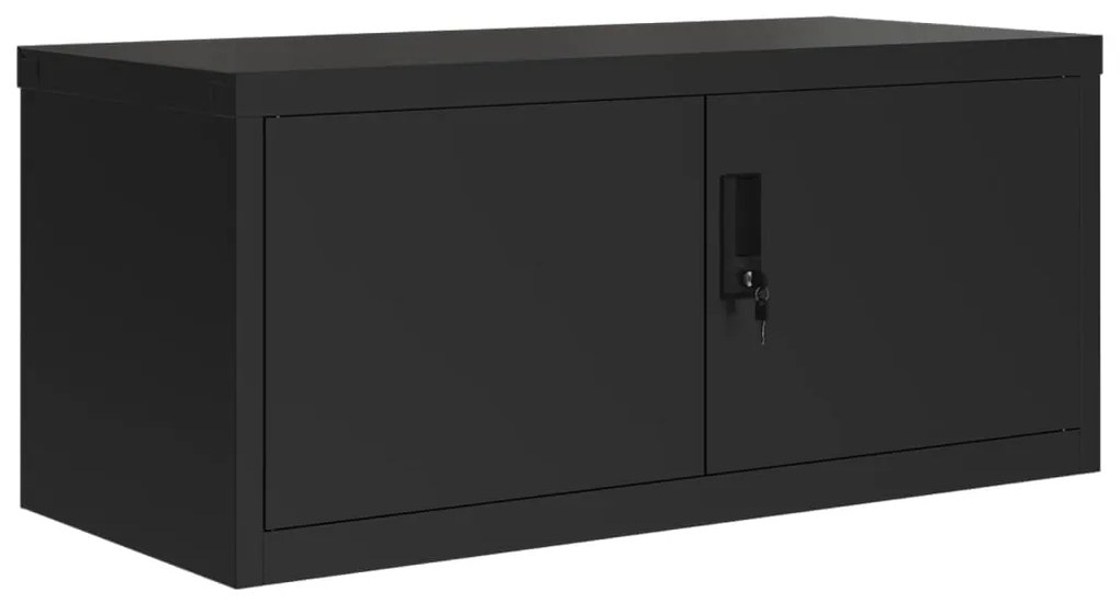 Arquivador 90x40x130 cm aço preto