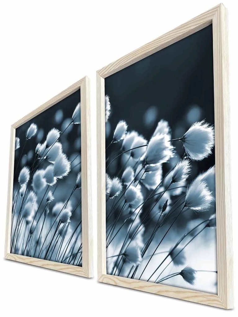 Pintura Decorativa em MDF com Moldura 2PKCT-008 – Multicolor – 38 x 53