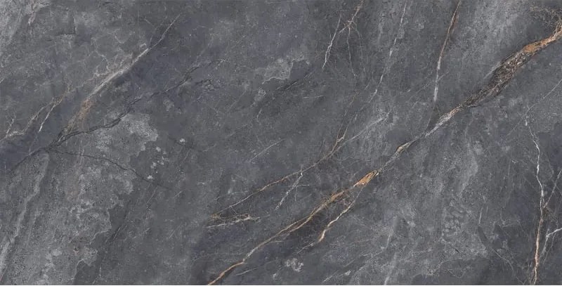 Mexen Walcey Charcoal amostra de grés vidrado rekt. G1, azulejo de piso e parede, brilho - TL150-02-S