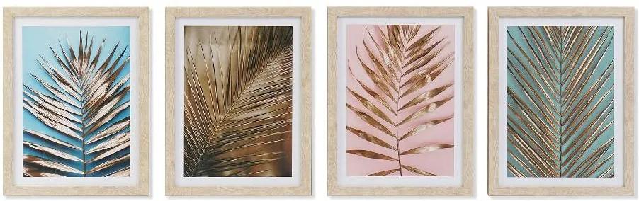 Pintura DKD Home Decor Palm (30 x 3 x 40 cm)