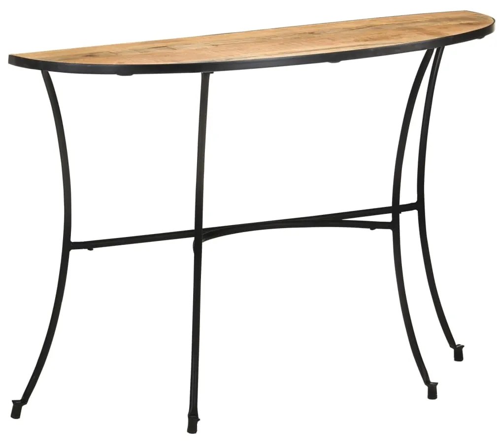 Mesa de apoio 110x40x77 cm madeira de mangueira maciça