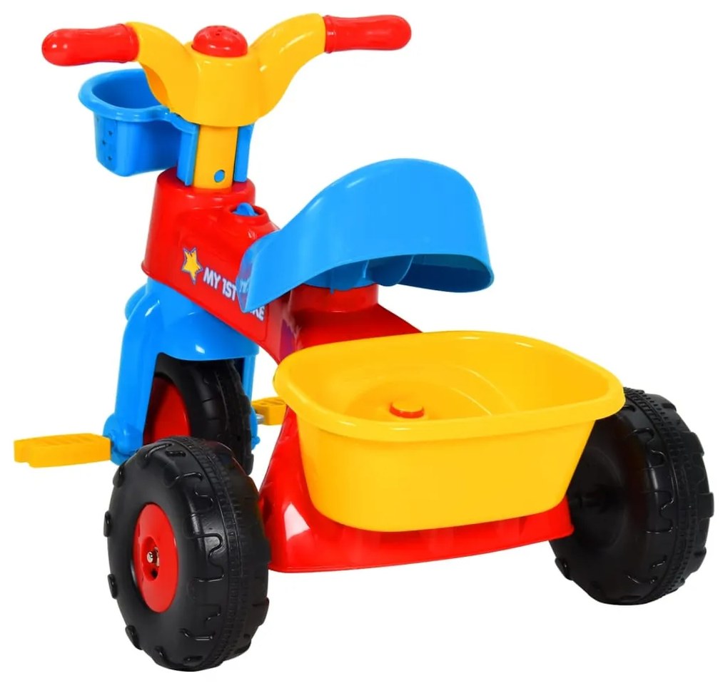 Triciclo para crianças multicolor