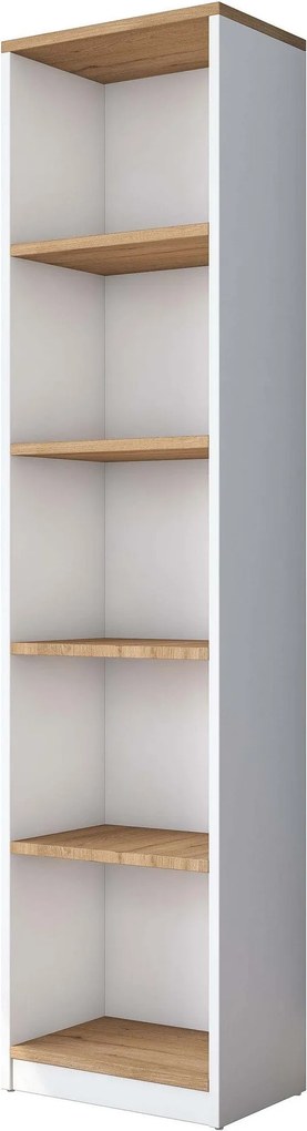 Secretária "Steven" E-1 com Prateleiras e Estante - 120 x 161.8 x 50 c