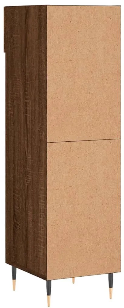 Sapateira 30x35x105 cm derivados de madeira carvalho castanho