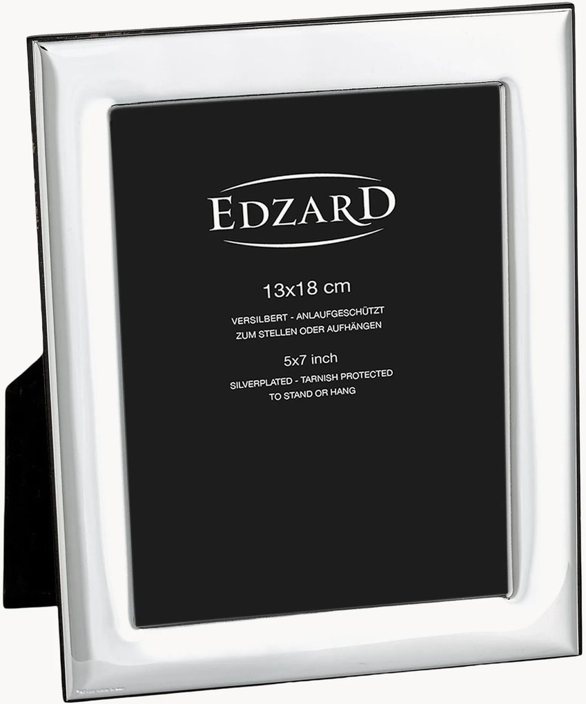 Moldura para fotos banhada a prata Lucera