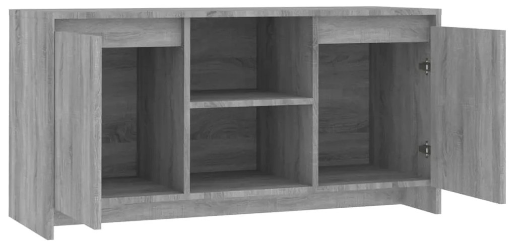 Móvel de TV 102x37,5x52,5 cm derivados madeira sonoma cinza