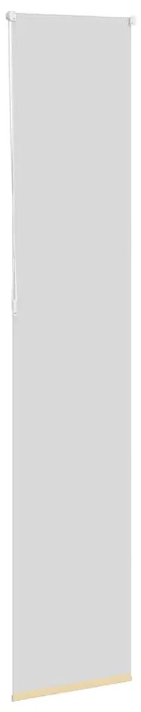 Persiana de enrolar 50x230 cm largura tecido 45,7 cm poliéster
