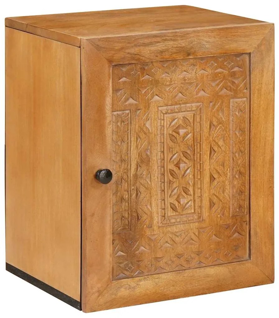 vidaXL Armário de Banheiro com porta Marrom Claro 38 x 33 x 48 cm