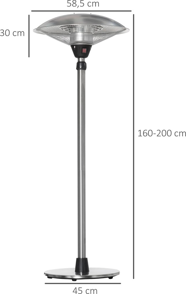 Aquecedor de Jardim Elétrico 3000W – Conforto e Eficiência para os Dia