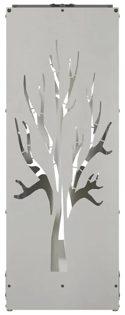 Suporte para lenha 40x30x80 cm aço inoxidável