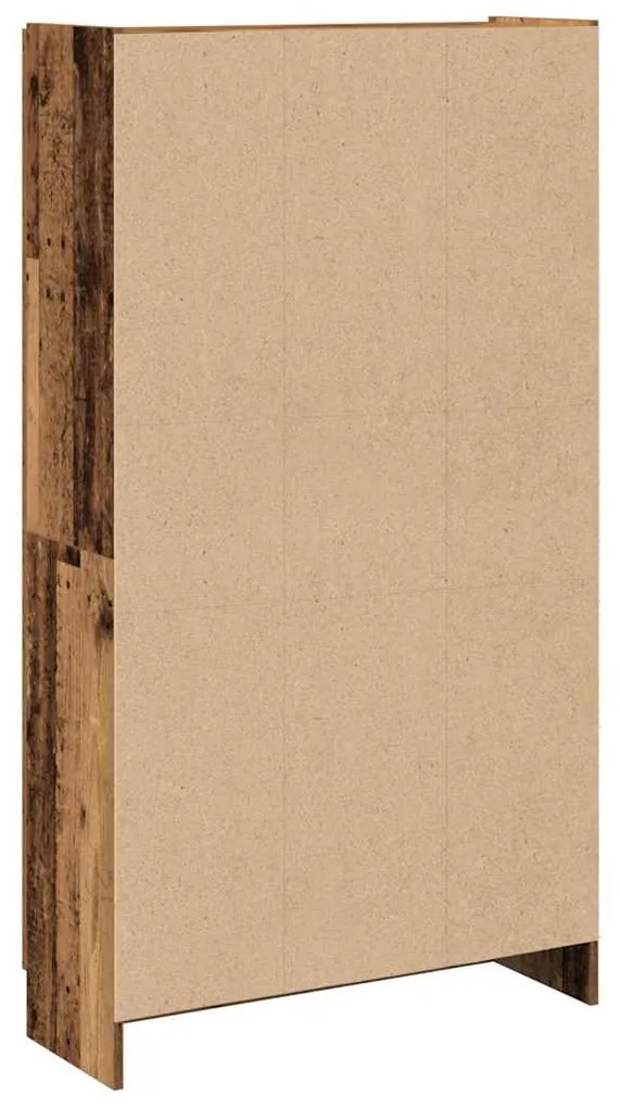 Armário alto 82,5x30,5x150cm derivados de madeira madeira velha