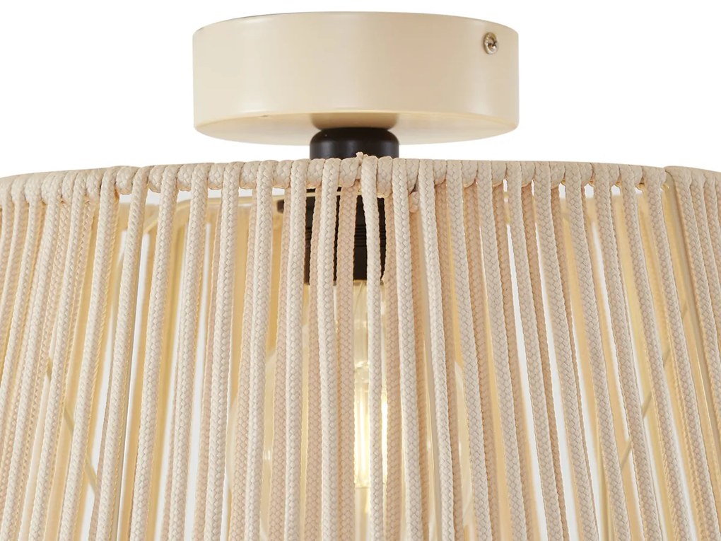 Plafon de exterior com corda bege IP54 - Jayla Japandi