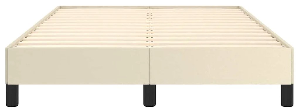 Moldura de cama sem creme de colchão 120x190 cm couro do falso