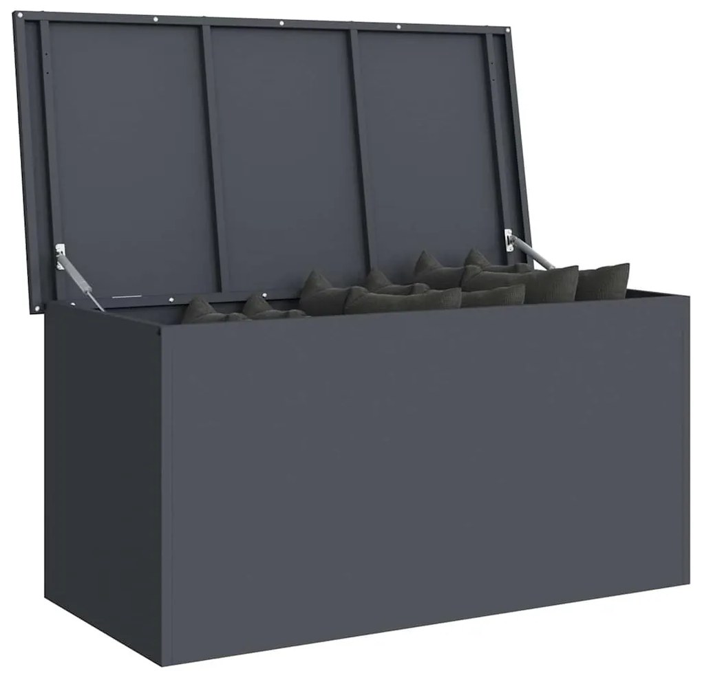 Caixa de Armazenamento Externa Antracite 100 x 50.5 x 50 cm