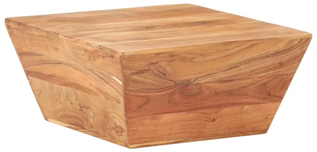Mesa de centro em forma de V 66x66x30 cm acácia maciça