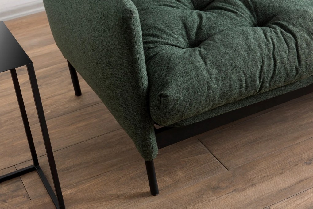 Sofá-Cama 3 Lugares Renge – Verde – 200x92x82 cm