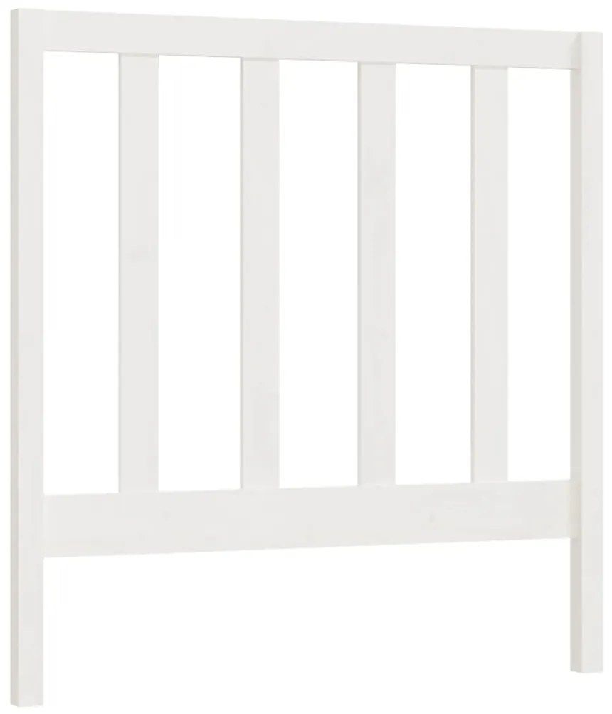 Estrutura sofá-cama de puxar 2x(90x190) cm pinho maciço branco