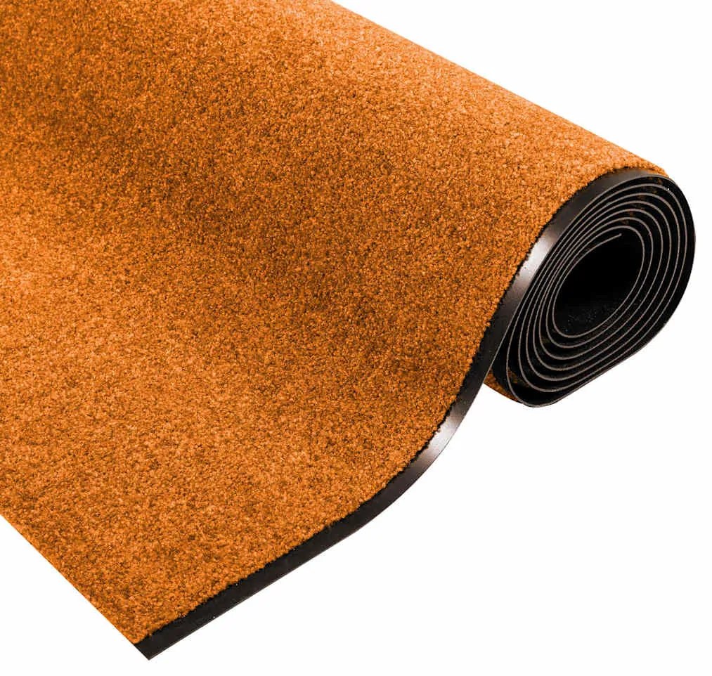 Capacho Lavável Laranja 120x400 cm