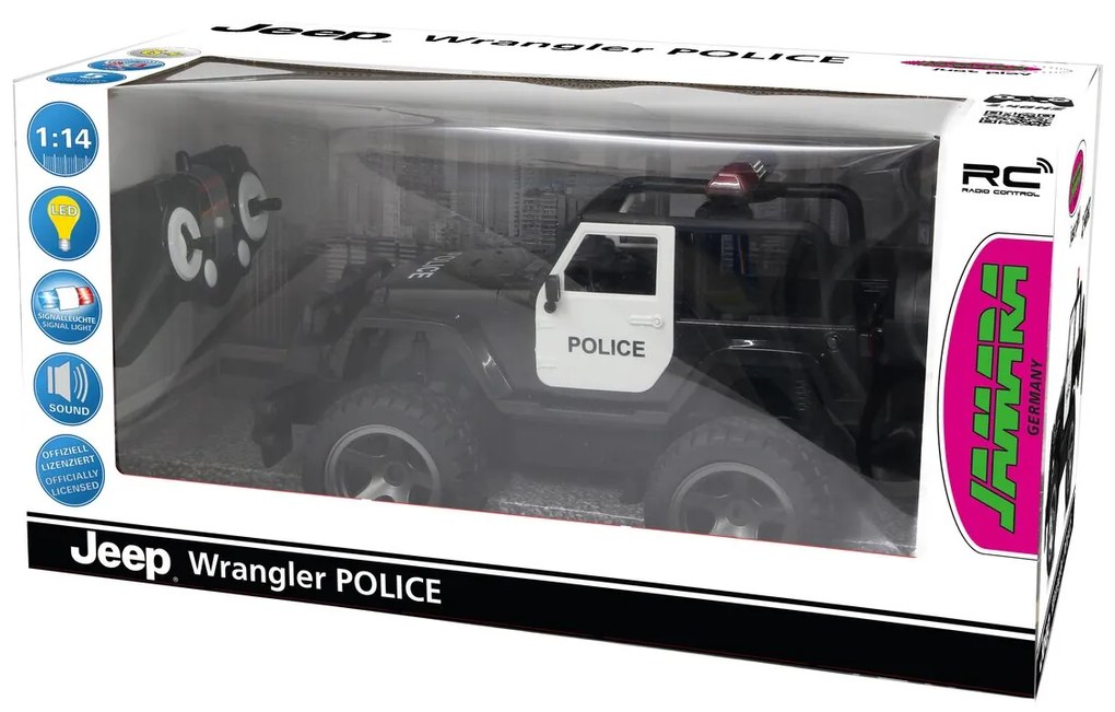 Jeep Wrangler Police 1:14 2,4GHz