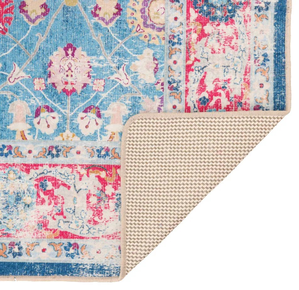 Tapete lavável antiderrapante 160x230 cm multicor