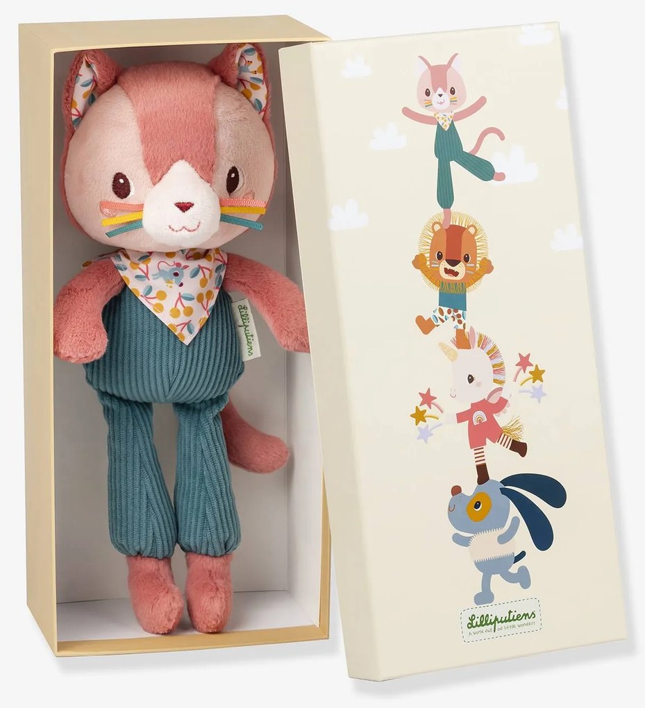 Peluche fofinho e a sua caixa de presente LILLIPUTIENS rosa