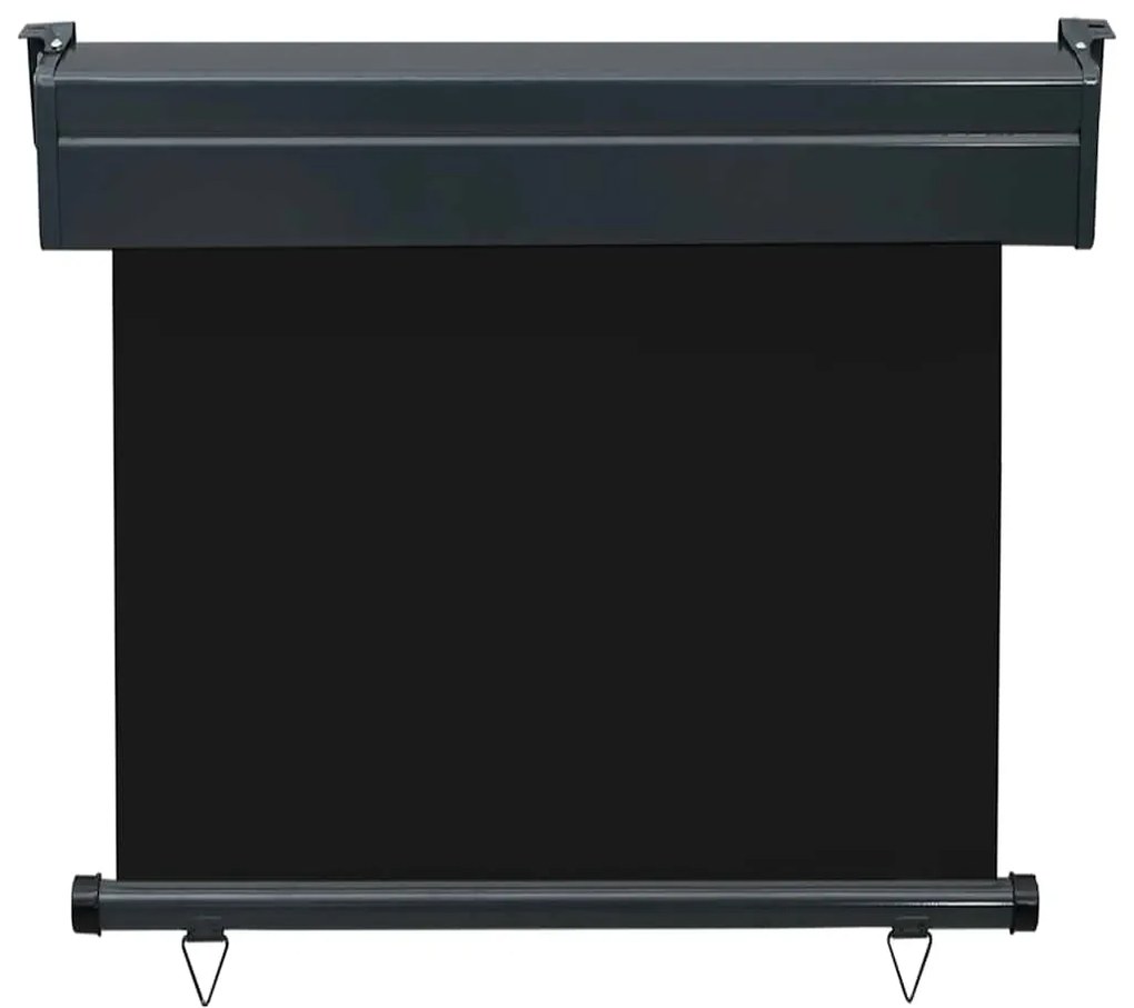 Toldo lateral para varanda 80x250 cm preto