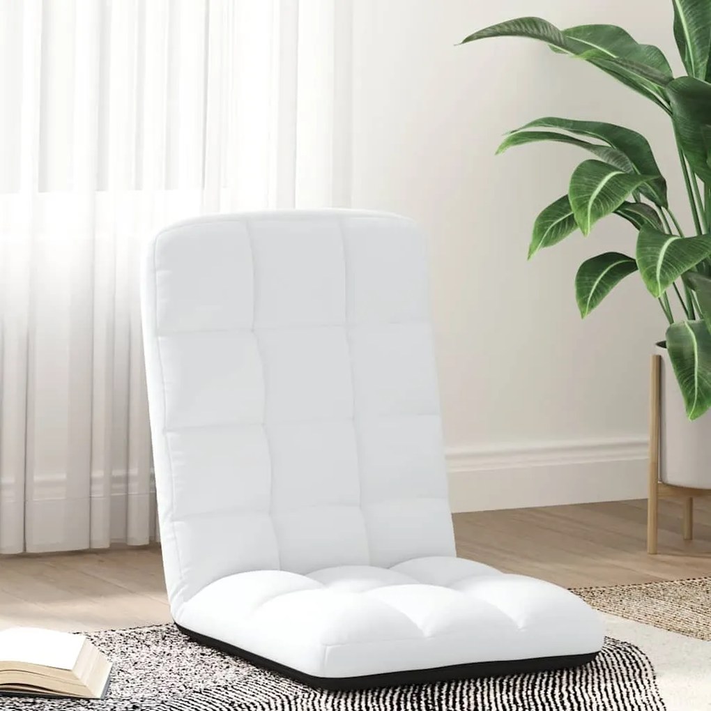 vidaXL Colchão dobrável 71x51x62 cm tecido branco