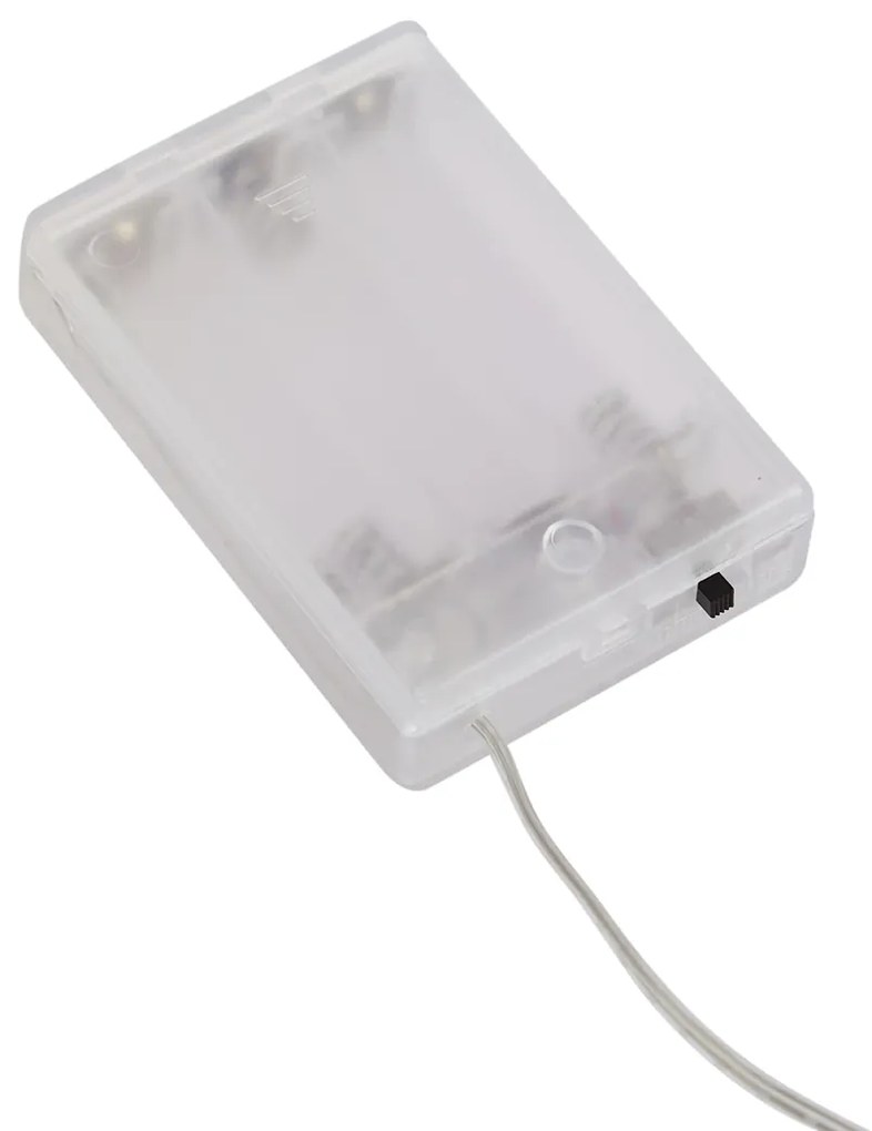 Cordão de luzes de Natal verde com 70 LEDs brancos 3,5m IP20 - Dasher