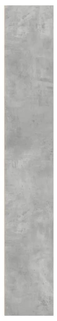 Estante 40x30x189 cm derivados de madeira cinzento cimento