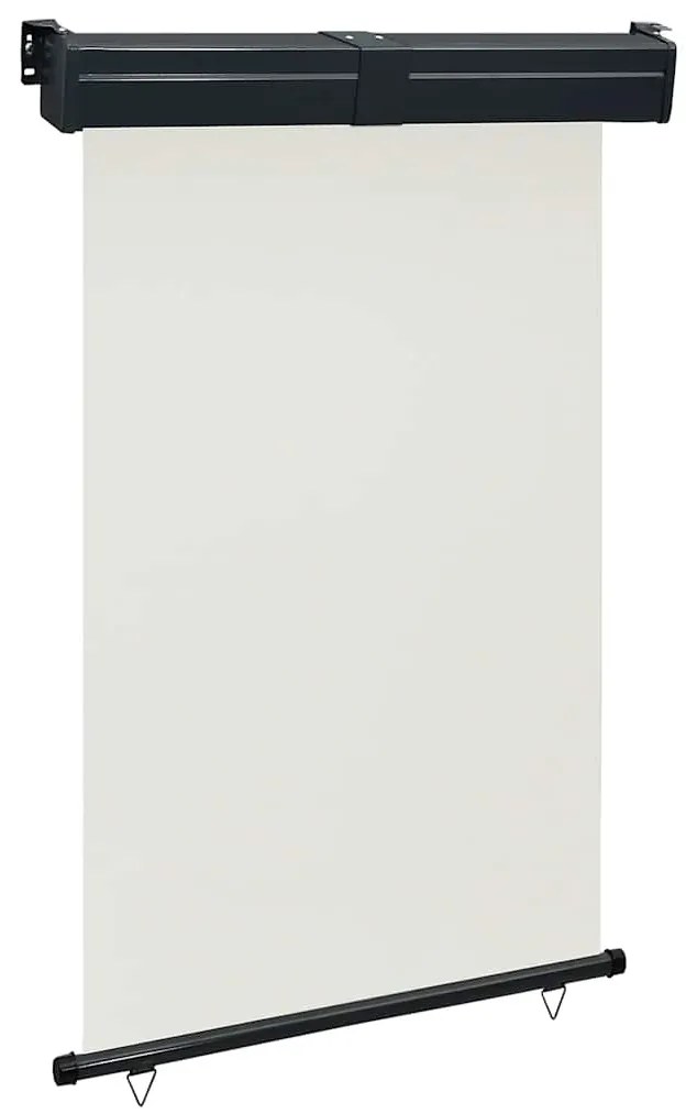 vidaXL Toldo lateral para varanda 125x250 cm creme