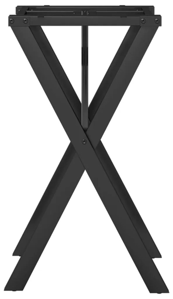 Pernas para mesa de jantar estrutura em X aço
