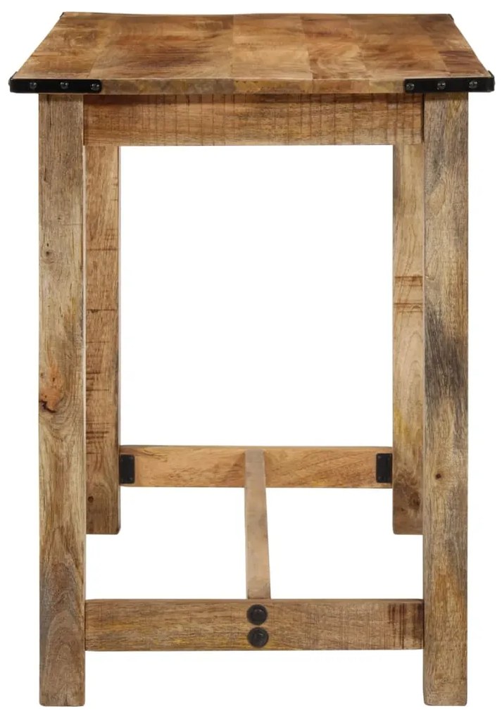 Mesa de jantar 110x55x75 cm madeira de mangueira maciça