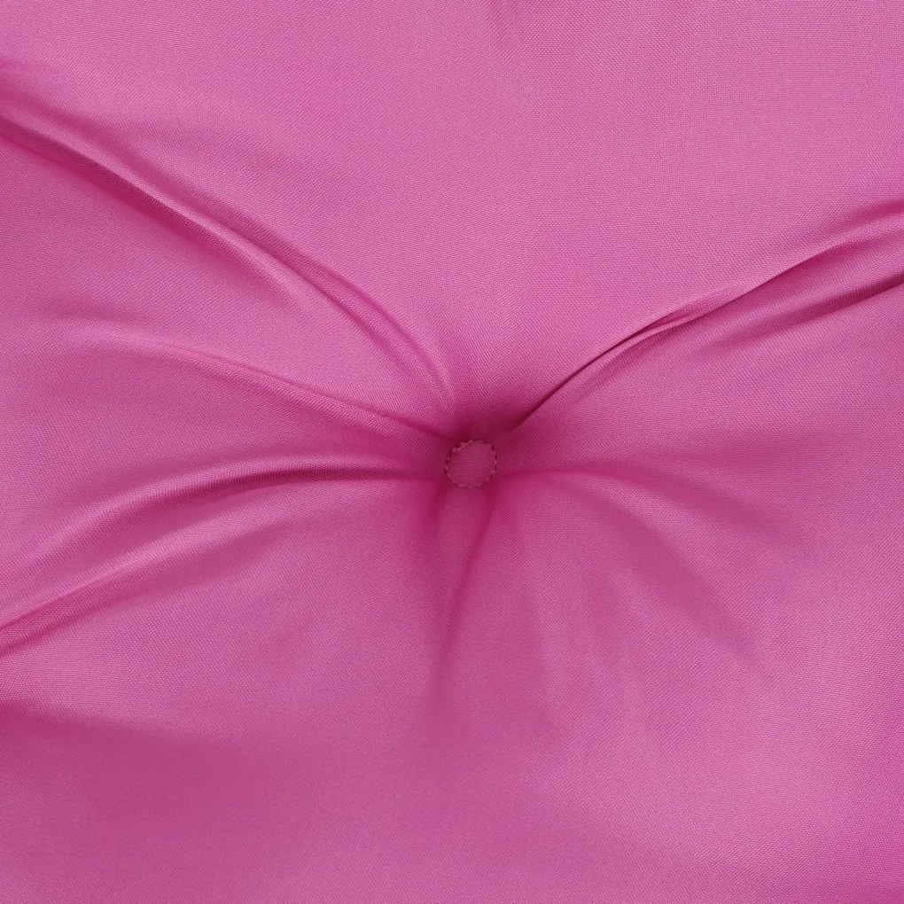 Almofadão p/ banco de jardim 150x50x7 cm tecido oxford rosa