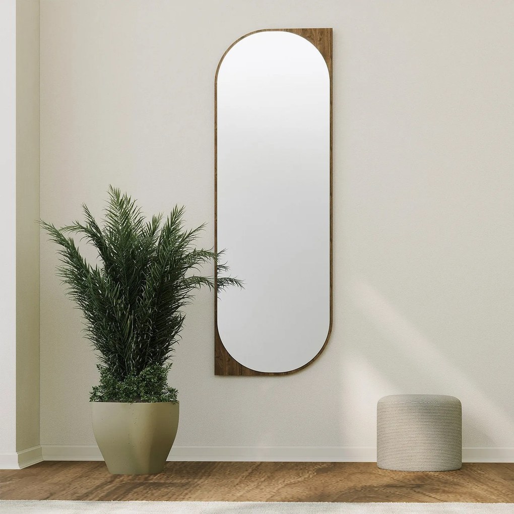 Espelho Livi – Nogueira – 52 cm x 152 cm