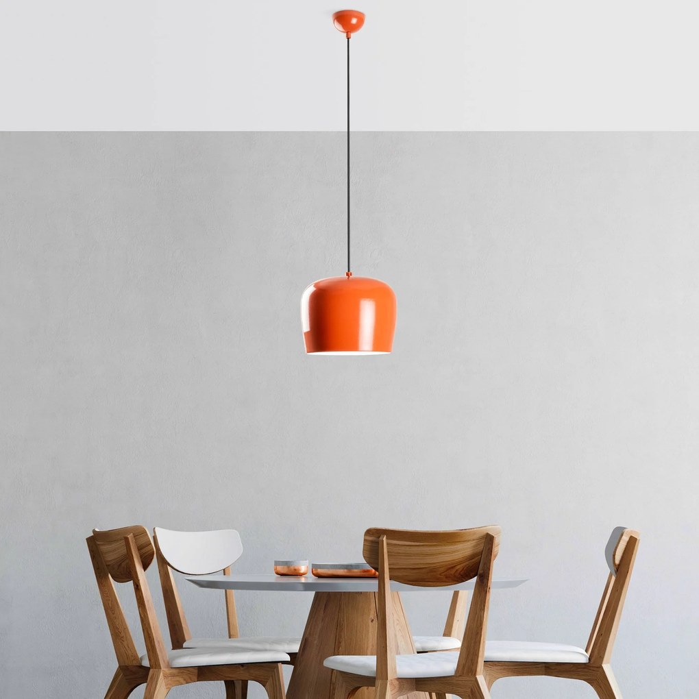 Candeeiro de Teto Yozgat – Laranja – Ø23 h:18 cm