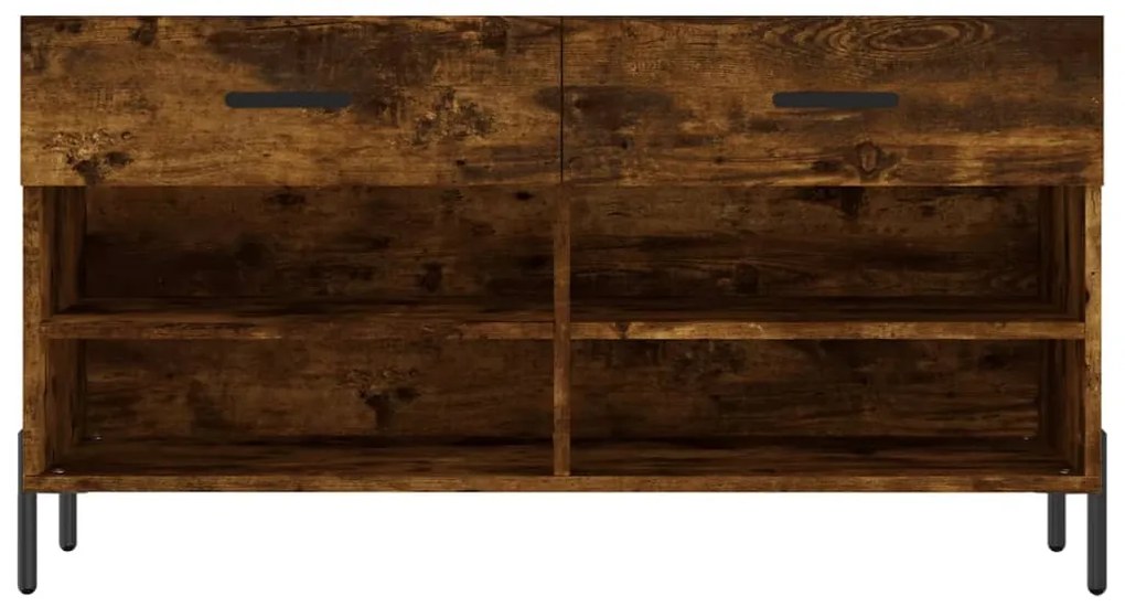 Banco sapateira 102x35x55 cm deriv. madeira carvalho fumado