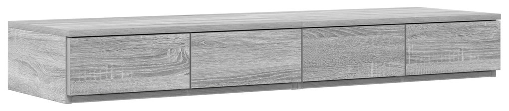 Cama com Arrumação Cinza Sonoma 120x190 cm