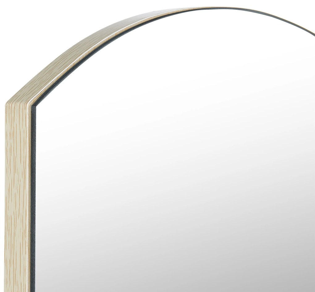 Espelho de pé castanho claro 35 x 150 cm CHERBOURG  Beliani