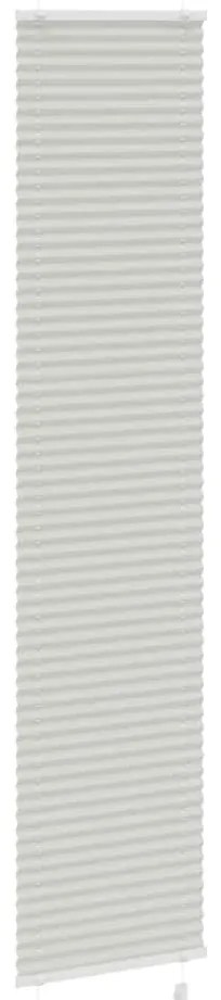 Cinzento Luz Plissada Cega 50x200 cm Largura Tecido 49,4 cm
