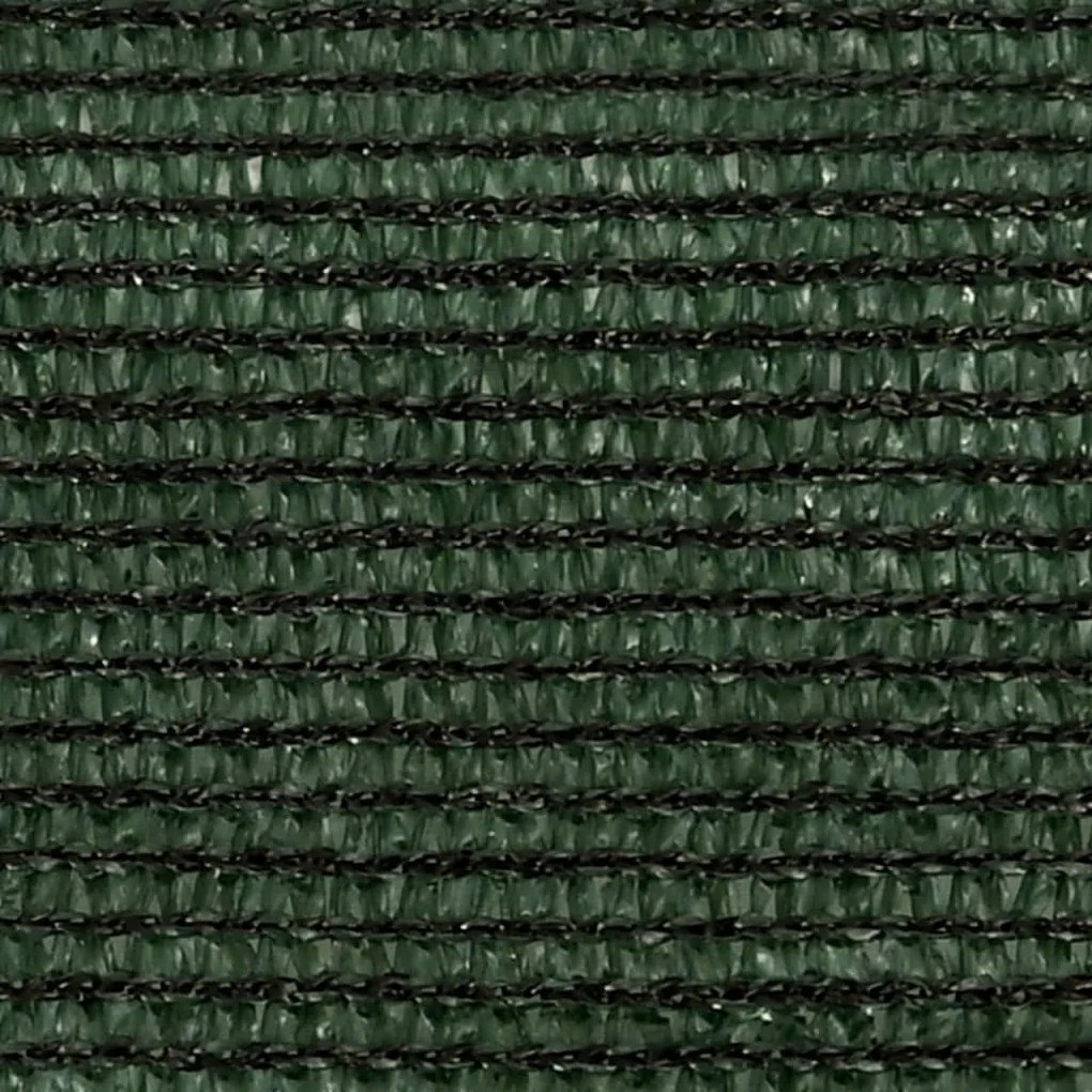 Para-sol estilo vela 160 g/m² 3x6 m PEAD verde-escuro