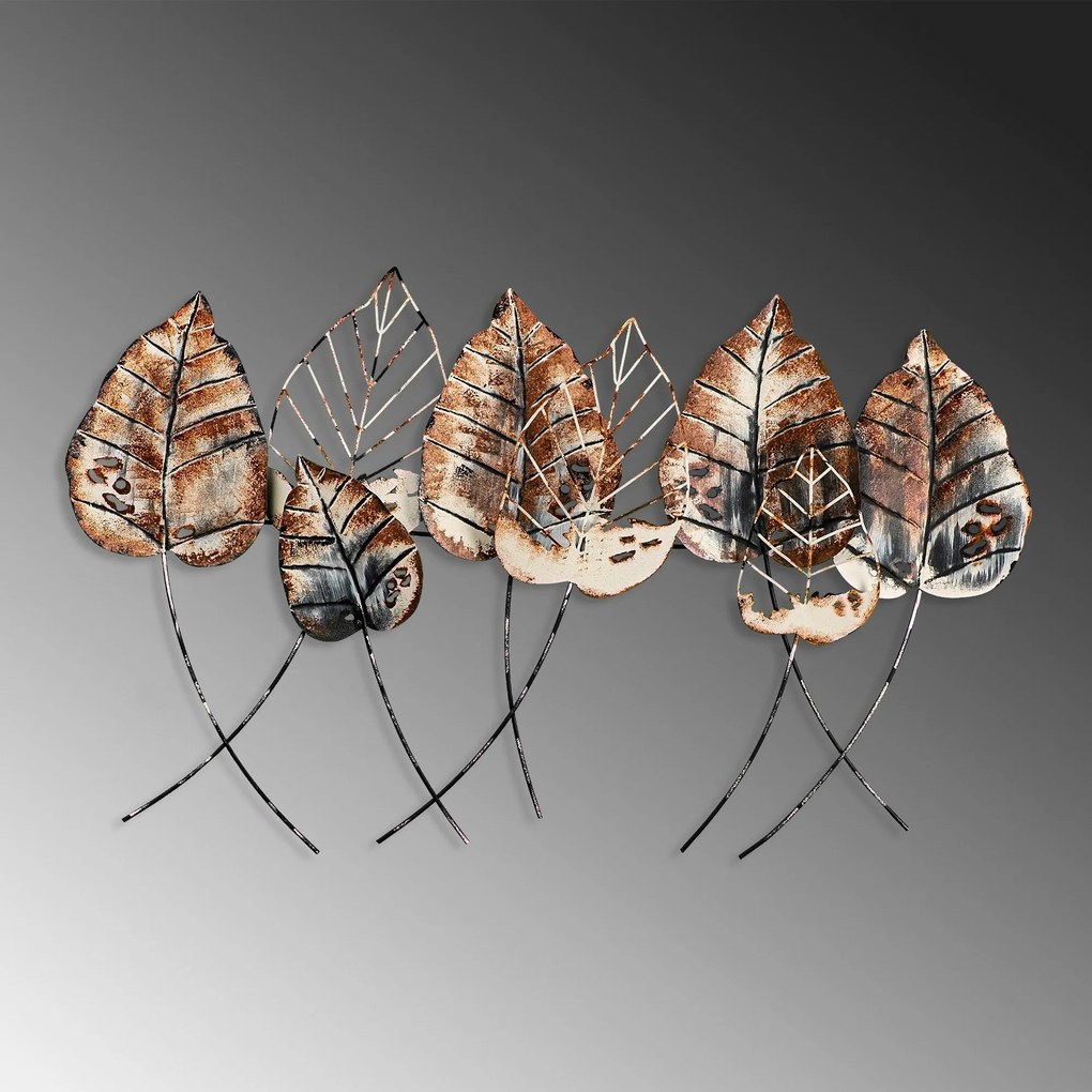 Acessório Decorativo de Parede Casting Leaf – Multicolor – 67 x 112 cm